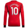 Maglia da Calcio a Maniche Lunghe Manchester United Rashford 10 Casa 2023-24 per Uomo